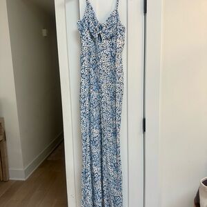 Hutch Blue and White Floral Dress